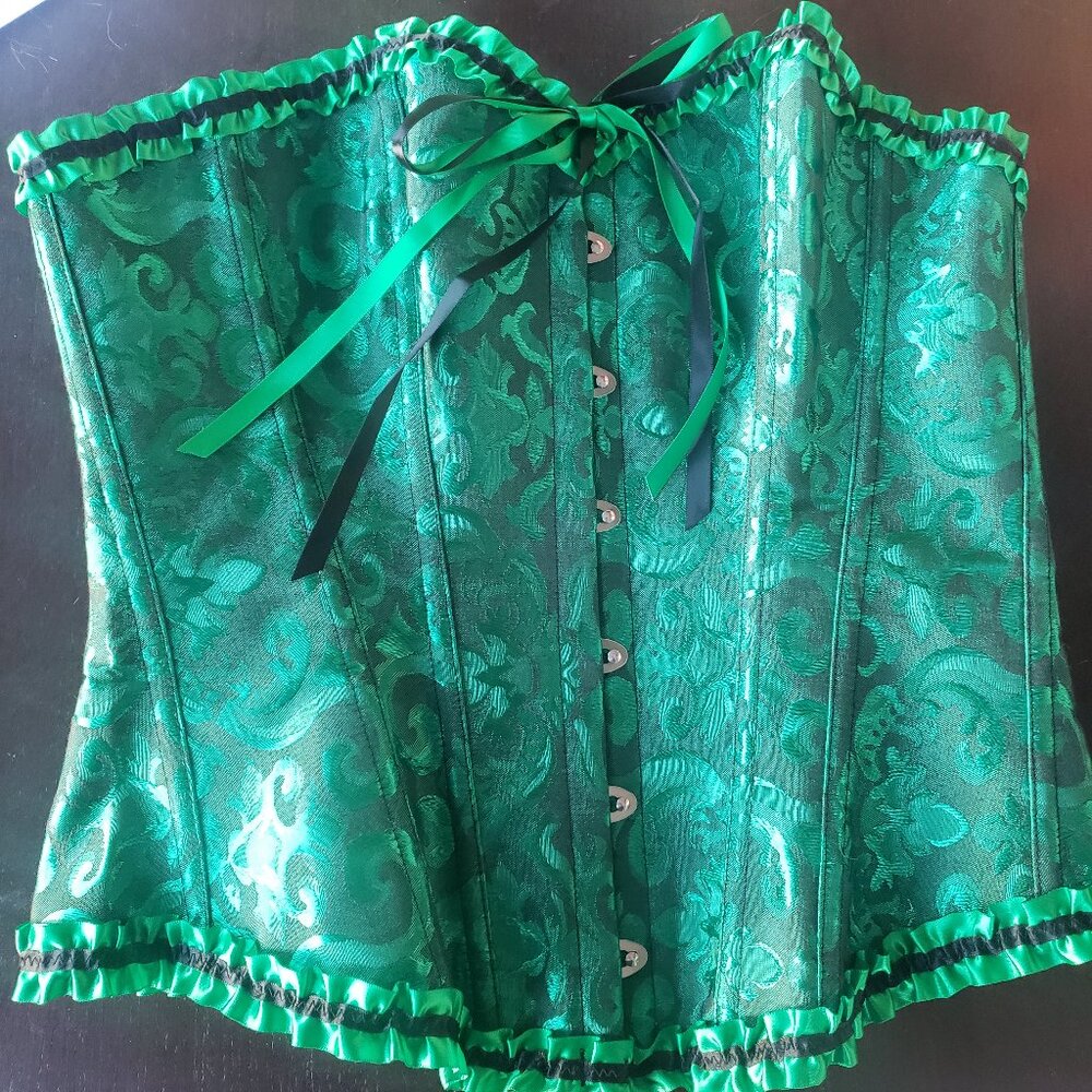 Green Corset Bustier